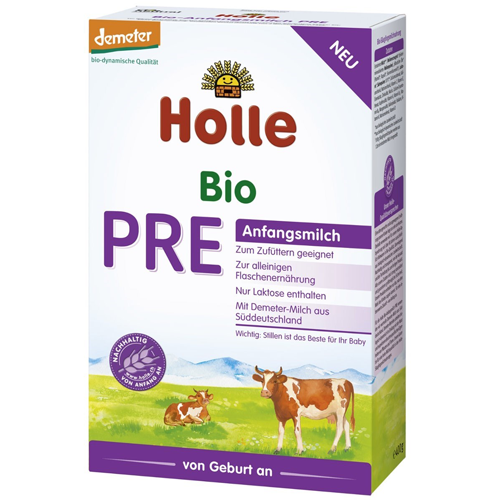 ホレ オーガニック 粉ミルク プレ (0ヶ月～6ヶ月) 400g Holle Bio Anfangsmilch Pre | 粉ミルク | エコベネ